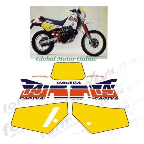 グラフィック デカール ステッカー 車体用 / カジバ CAGIVA T4 350R レストア