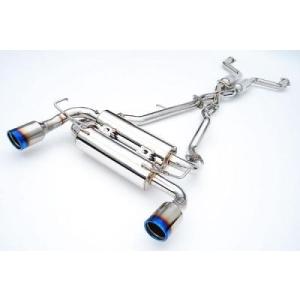 日産 フェアレディZ Z34 09-  Invidia Rolled Titanium Tip Cat-Back Exhaust GEMINI チタンエンドマフラー｜ltandpjapan