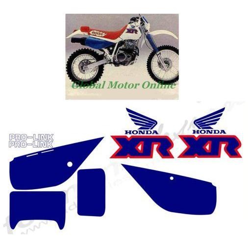 グラフィック デカール ステッカー 車体用 / ホンダ XR600R / 1991 レストア