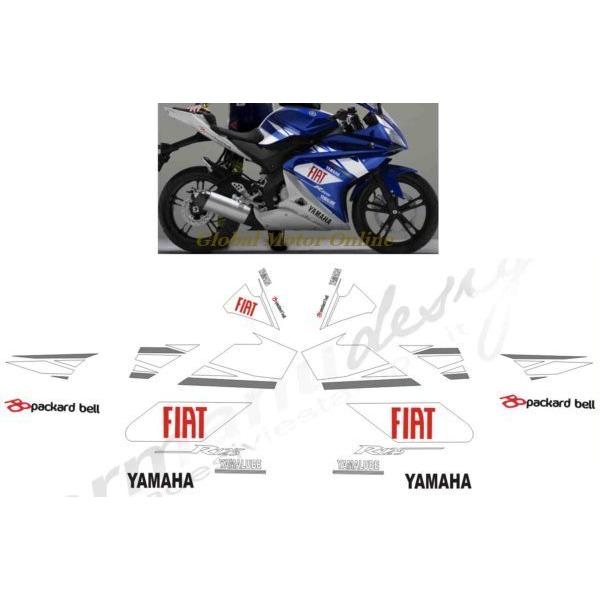 グラフィック デカール ステッカー 車体用 / ヤマハ YZF-R125 / レプリカ　FIAT　M...