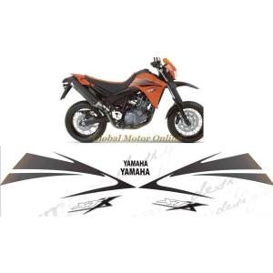 グラフィック デカール ステッカー 車体用  / ヤマハ XT660X 2006 ORANGE レストア｜ltandpjapan