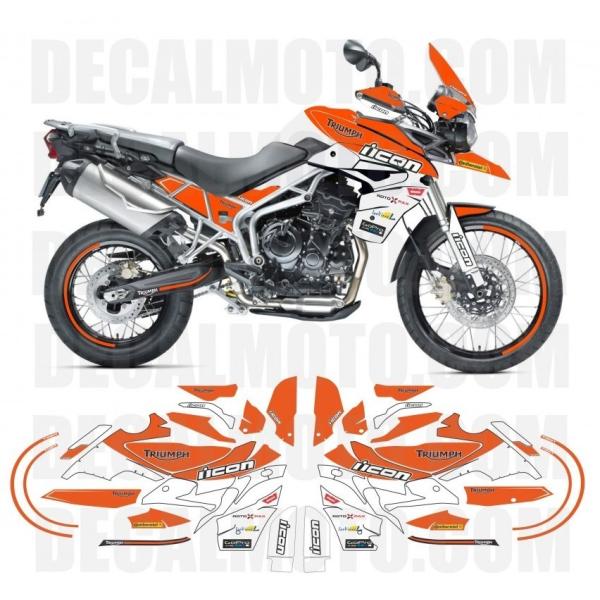 グラフィック デカール ステッカー 車体用 / トライアンフ TIGER 800 XC タイガー 8...