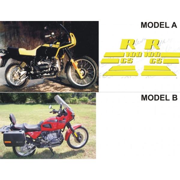 グラフィック デカール ステッカー 車体用 /  BMW R100GS / 1990 1994