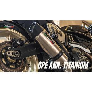 イタリア GPR GPE TITANIUM スリップオン マフラー / MOTO GUZZI モトグッツィ ブレヴァ V1100 BREVA 1100 04-08｜ltandpjapan