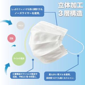 マスク 在庫あり 即納 即日発送 1枚 白 単...の詳細画像2