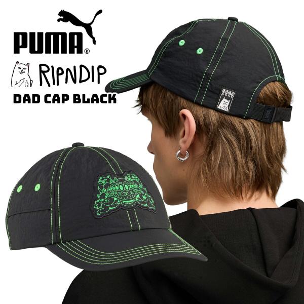 プーマ リップンディップ ダッド キャップ ブラック PUMA RIPNDIP DAD CAP BL...
