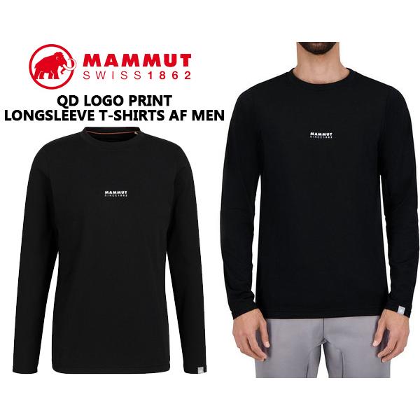 マムート ロゴプリント ロングスリーブ アジアンフィット メンズ MAMMUT QD LOGO PR...