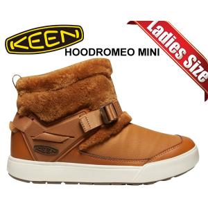 キーン ウィメンズ フッドロメオ ミニ ブーツ KEEN HOODROMEO MINI KEEN MAPLE/BIRCH 1027847 メープル バーチ レディース スニーカー ミッドカット｜ltd-online