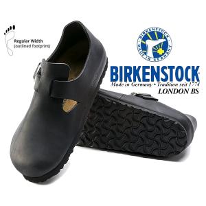 ビルケンシュトック ロンドン BS BIRKENSTOCK LONDON BS (REGULAR FIT) BLACK 0166541 レギュラーフィット ブラック オイルドレザー ヌバック シューズ｜ltd-online