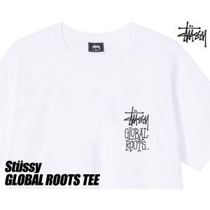 ステューシー Tシャツ STUSSY GLOBAL ROOTS TEE WHITE 1904476 ホワイト 半袖 T-シャツ  グローバルルーツ｜ltd-online