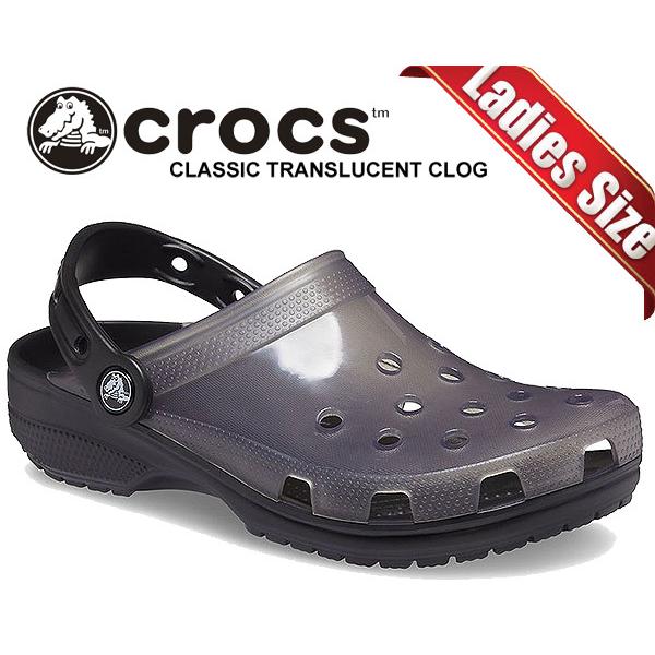 クロックス クラシック トランスルーセント クロッグ レディース crocs CLASSIC TRA...