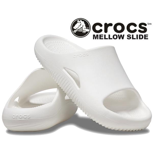 クロックス メロウ リカバリー スライド crocs MELLOW SLIDE WHITE 2083...