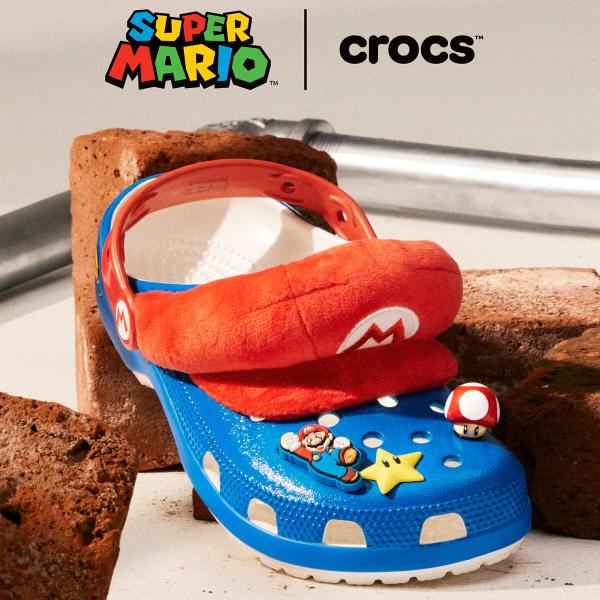 クロックス マリオ アイ アム クラシック クロッグ マルチ crocs MARIO I AM CL...