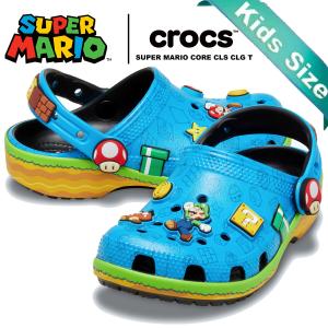 クロックス スーパーマリオ コア クラシック クロッグ トドラー マルチ crocs SUPER MARIO CORE CLASSIC CLOG T MULTI 212140-90h