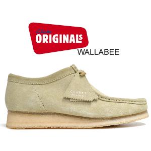 クラークス ワラビー CLARKS WALLABEE MAPLE SUEDE 26155515 モカシン シューズ カジュアル メープル スウェード クレープソール