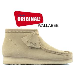 クラークス ワラビー ブーツ CLARKS WALLABEE BOOT MAPLE SUEDE 26155516 メープル スエード モカシン シューズ カジュアル クレープソール｜LTD Online