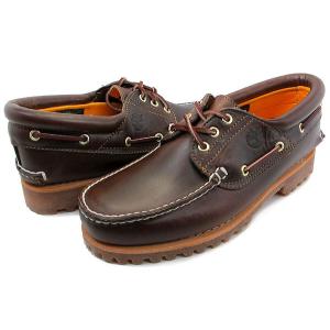 ティンバーランド 3アイレット クラシック ラグ TIMBERLAND 3EYE CLASSIC LUG SOLE brown 30003 オイルレザー メンズ モカシン ブラウン シューズ 靴 Authentics｜ltd-online