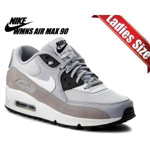 ナイキ ウィメンズ エアマックス 90 NIKE WMNS AIR MAX 90 wolf grey/white-black-white 325213-042 スニーカー レディース ガールズ グレー｜ltd-online