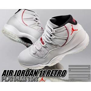 ナイキ エアジョーダン 11 NIKE AIR JORDAN 11 RETRO platinum tint/university red メンズ スニーカー エア ジョーダン XI プラチナムティント 378037-016｜ltd-online