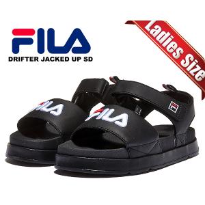 フィラ レディース サンダル FILA DRIFTER JACKED UP SD black/black/black 4sm00520-001 ブラック 厚底 ストラップ ウィメンズ スポーツ｜ltd-online