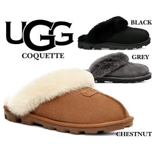 アグ ウィメンズ コケット UGG WOMENS COQUETTE 5125 3COLOR レディース スリッパ ミュール スリッポン ツインフェイスシープスキン｜ltd-online