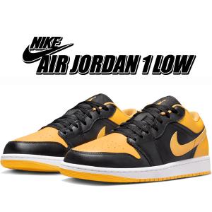 ナイキ エアジョーダン 1 ロー NIKE AIR JORDAN 1 LOW black/yellow ochre-white 553558-072 スニーカー イエローオークル ブラック AJ1｜LTD Online