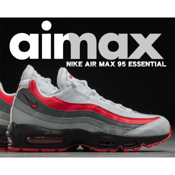 ナイキ エアマックス 95 NIKE AIR MAX 95 ESSENTIAL white/brig...