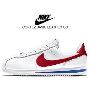 ナイキ コルテッツ ベーシック レザー OG NIKE CORTEZ BASIC LEATHER OG white/v.red 882254-164 スニーカー コルテッツ フォレストガンプ Forrest Gump｜ltd-online