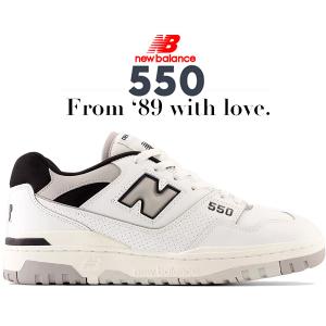 ニューバランス 550 NEW BALANCE BB550NCL White/Grey/Black width D スニーカー ホワイト ブラック グレー｜ltd-online
