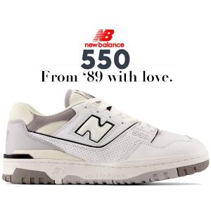 ニューバランス 550 NEW BALANCE BB550PWA WHITE/GRAY width D ホワイト グレー スニーカー レディース｜ltd-online