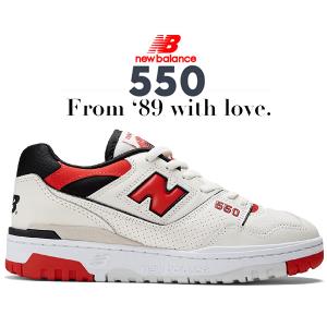 ニューバランス 550 NEW BALANCE BB550VTB Sea Salt/True Red width D スニーカー シーソルト トゥルーレッド ホワイト バスケットボール｜ltd-online