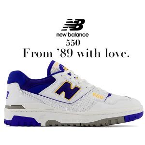 ニューバランス 550 NEW BALANCE BB550WTN width D White Infinity Blue Lakers スニーカー レイカーズ ホワイト ブルー バスケットボール コートシューズ｜ltd-online