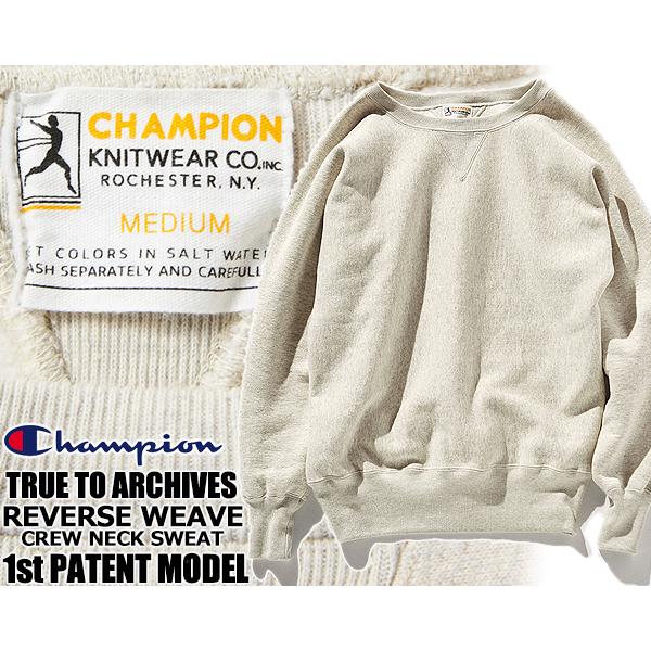 チャンピオン リバースウィーブ トゥルートゥーアーカイブス クルーネック Champion TRUE...