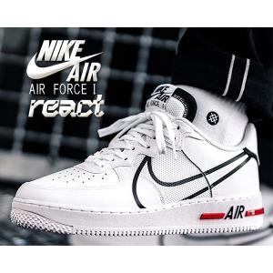 ナイキ エアフォース 1 リアクト NIKE AIR FORCE 1 REACT white/black