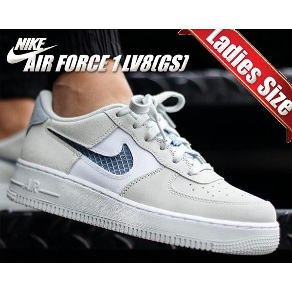 ナイキ エアフォース 1 エレベート ガールズ NIKE AIR FORCE 1 LV8 (GS) ...