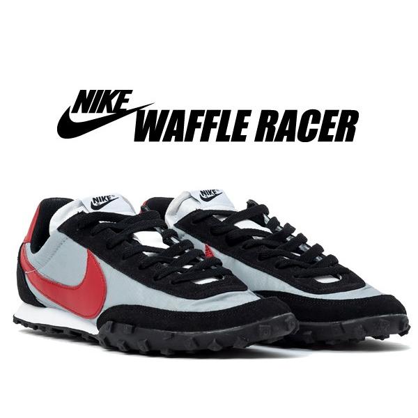 ナイキ ワッフルレーサー NIKE WAFFLE RACER wolf grey/gym red-b...