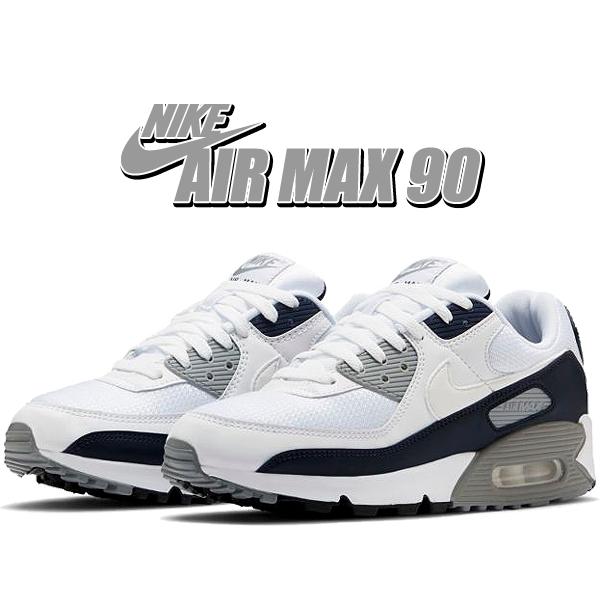 ナイキ エアマックス 90 NIKE AIR MAX 90 white/wht-particle g...