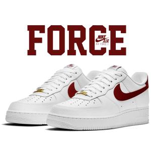 ナイキ エア フォース 1 '07 NIKE AIR FORCE 1 07 white/team red-wht cz0326-100 スニーカー AF1 ホワイト チーム レッド｜ltd-online