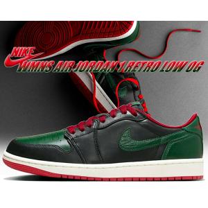 エア ジョーダン 1 NIKE WMNS AIR JORDAN RETRO LOW OG black/gorge