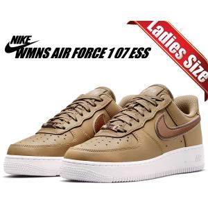 ナイキ ウィメンズ エアフォース 1 07 エッセンシャル NIKE WMNS AIRFORCE 1 07 ESS hemp/mtlc rose gold dd1523-200 レディース AF1 メタリック ローズゴールド｜ltd-online