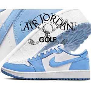 ナイキ エアジョーダン 1 ロー ゴルフ NIKE AIR JORDAN 1 LOW GOLF UNC white/university blue dd9315-100 シューズ AJ1 ノースカロライナ スパイクレス｜LTD Online