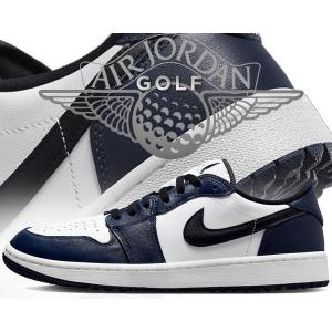 ナイキ エアジョーダン 1 ロー ゴルフ NIKE AIR JORDAN 1 LOW GOLF white/black-midnight navy dd9315-104 スニーカー ゴルフシューズ ミッドナイトネイビー｜ltd-online