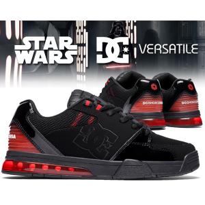 ディーシーシューズ スターウォーズ バーサタイル DC SHOES STAR WARS VERSATILE BLACK/BLACK/RED dm222104-xkkr ADYS200071 ブラック レッド ダース・ベイダー｜ltd-online