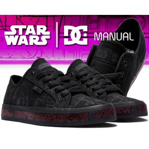 ディーシーシューズ × スターウォーズ マニュアル DC SHOES STAR WARS MANUAL BLACK/GREY/RED dm222106-xksr ADYS300718 ブラック レッド スニーカー｜ltd-online