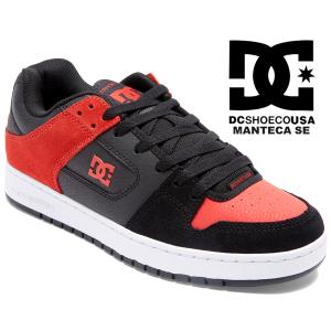 ディーシーシューズ マンテカ SE DC SHOES MANTECA SE BLACK/BLACK/RED dm231006-xkkr スニーカー スケート ブラック レッド｜ltd-online