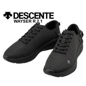 デザント ウェイサー R 2.1 DESCENTE WAYSER R 2.1 BLACK dm2wjc10bk スニーカー ブラック 防水設計 雨靴 Waterproof｜ltd-online