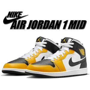 NIKE（ナイキ） NIKE AIR JORDAN 1 MID yellow ochre/black-white