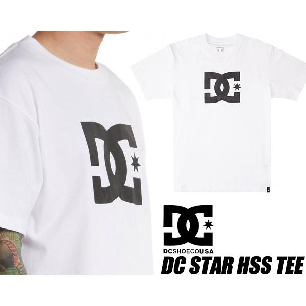 ディーシーシューズ Tシャツ DC SHOES DC STAR HSS TEE WHITE dst2...