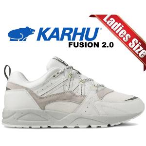 カルフ フュージョン 2.0 KARHU FUSION 2.0 BRIGHT WHITE/FOGGY DEW f804098 レディース スニーカー 北欧 ホワイト グレー｜ltd-online