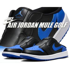 NIKE（ナイキ） NIKE AIR JORDAN MULE GOLF black/royal-white fj1214